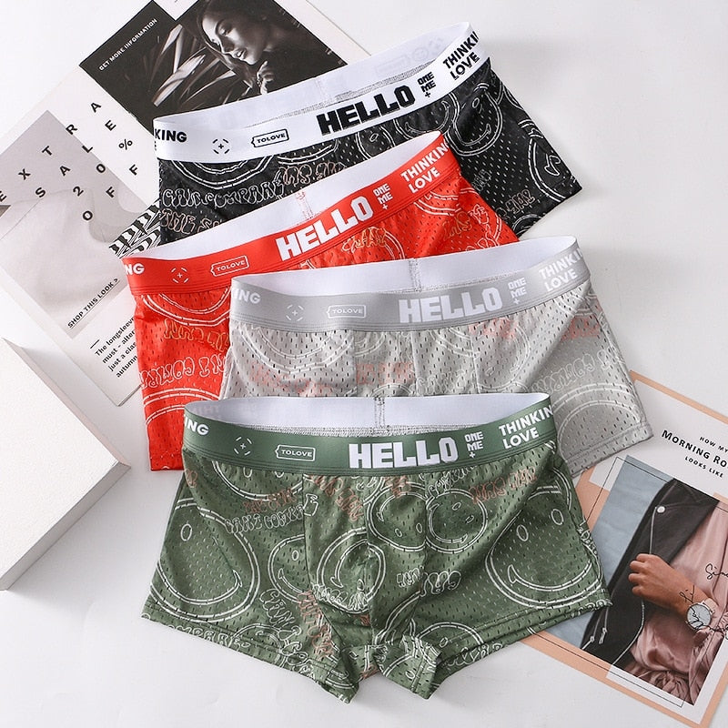 HELLO Smile - Men's Underwear (4 Pack)