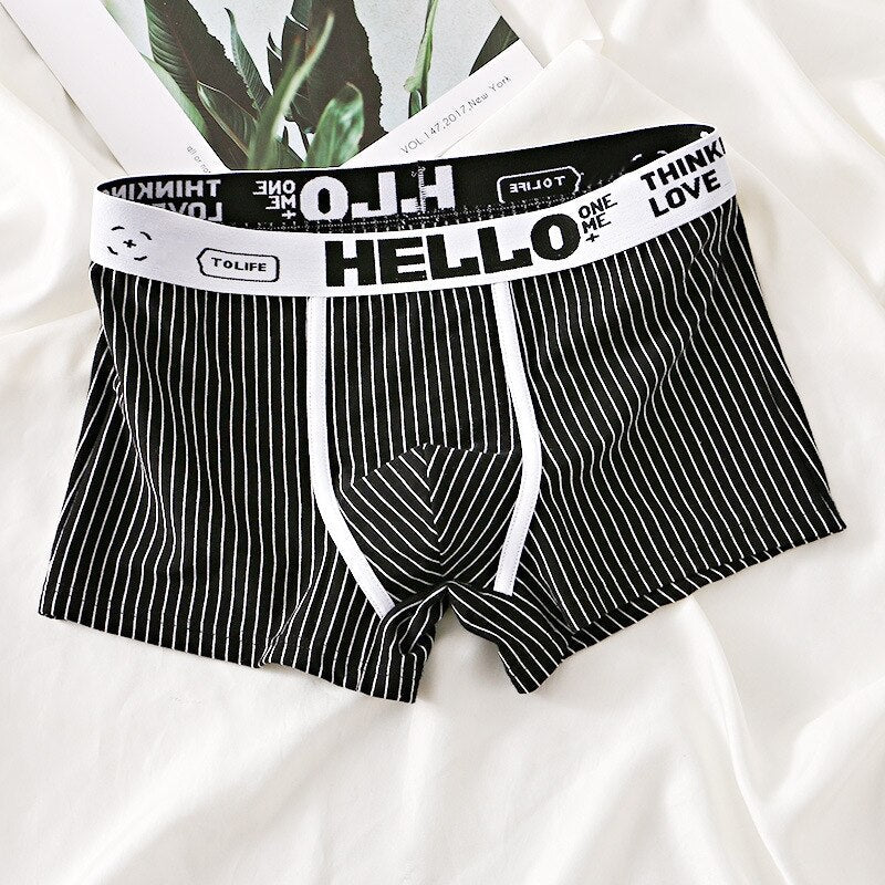 HELLO Striped - Men's Underwear (3 Pack)