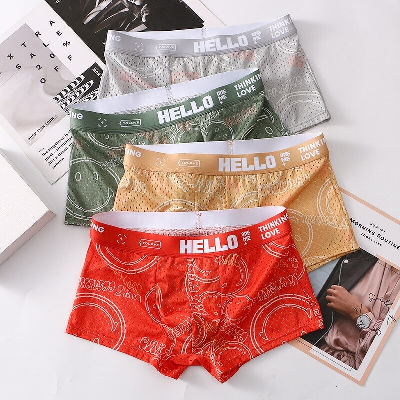 HELLO Smile - Men's Underwear (4 Pack)