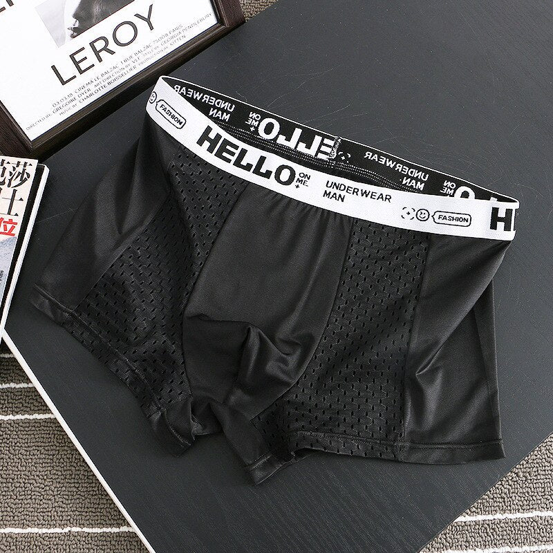 HELLO Mesh - Men's Underwear - Black