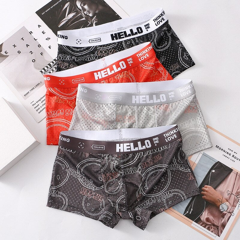 HELLO Smile - Men's Underwear (4 Pack)