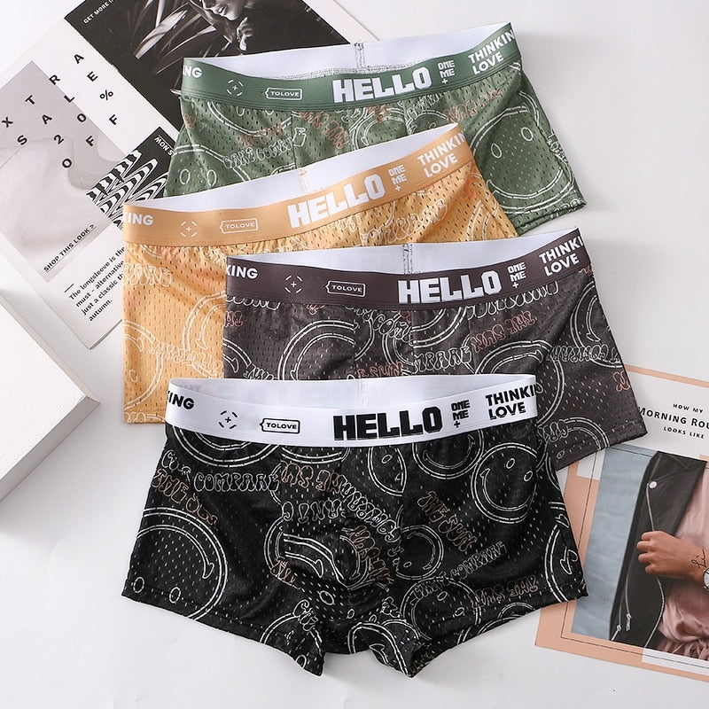 HELLO Smile - Men's Underwear (4 Pack)