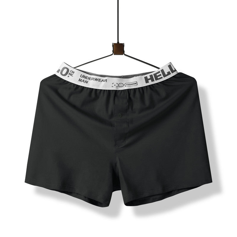 HELLO Home - Men's Boxer Shorts - Black