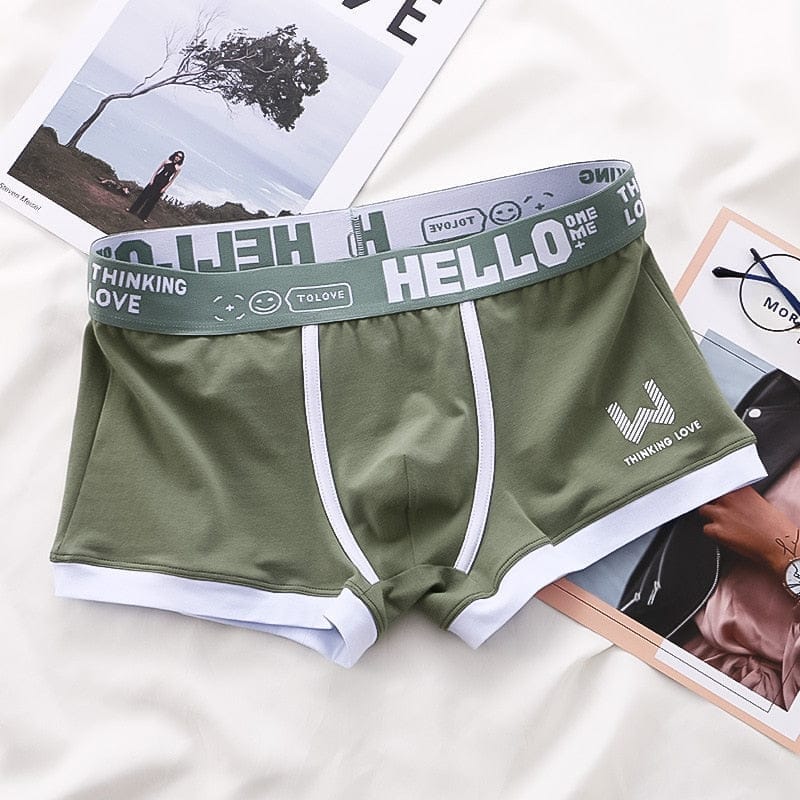 HELLO Classic - Men's Underwear - Green