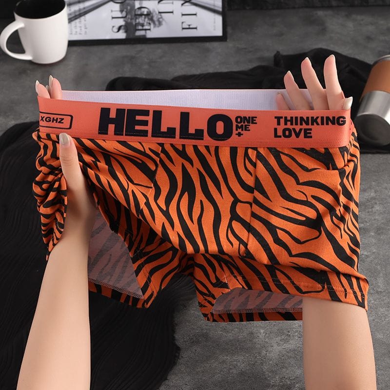 HELLO Tiger - Men's Underwear - Orange